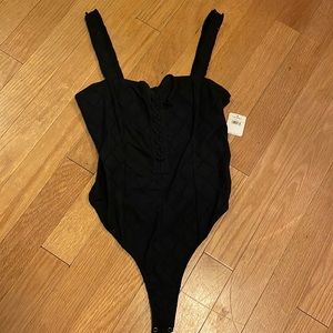 Free People corset bodysuit